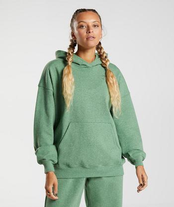 Sudadera Con Capucha Gymshark Rest Day Sweats Mujer Verde | CO 2002BEX